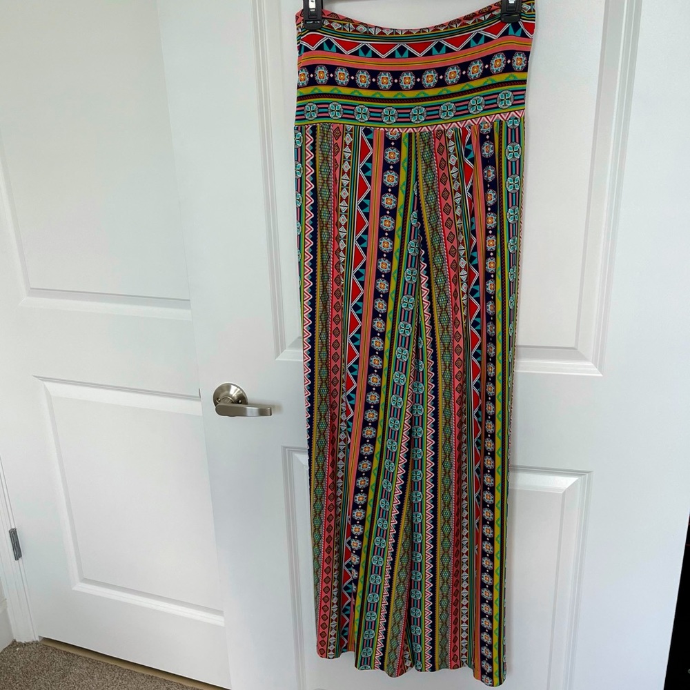 High waisted palazzo pants
